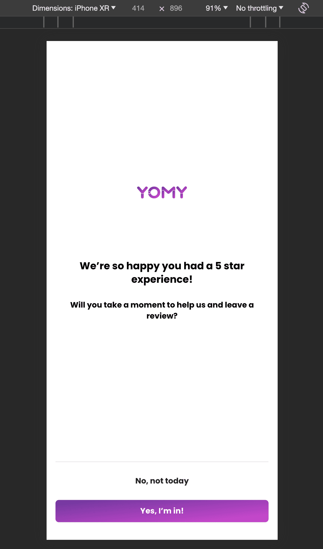 Yomy App